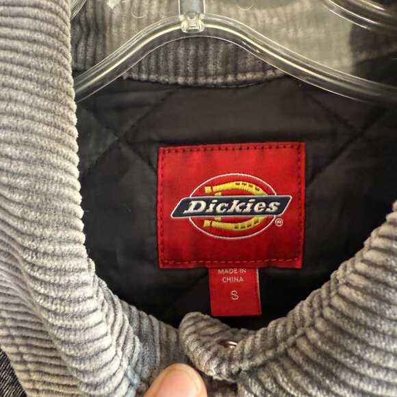 Dickies 💋 Women's Quilted Chore Jacket \\ Size Small // Washed Black \\ Zumies - Picture 4 of 16
